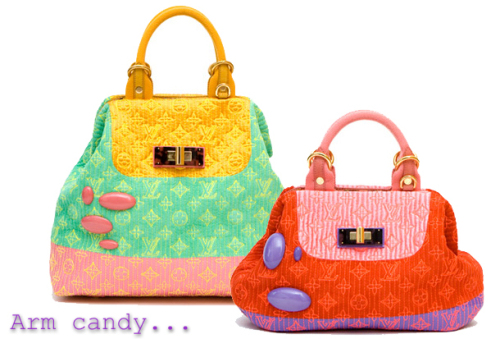 Arm candy - Louise Vuitton bags